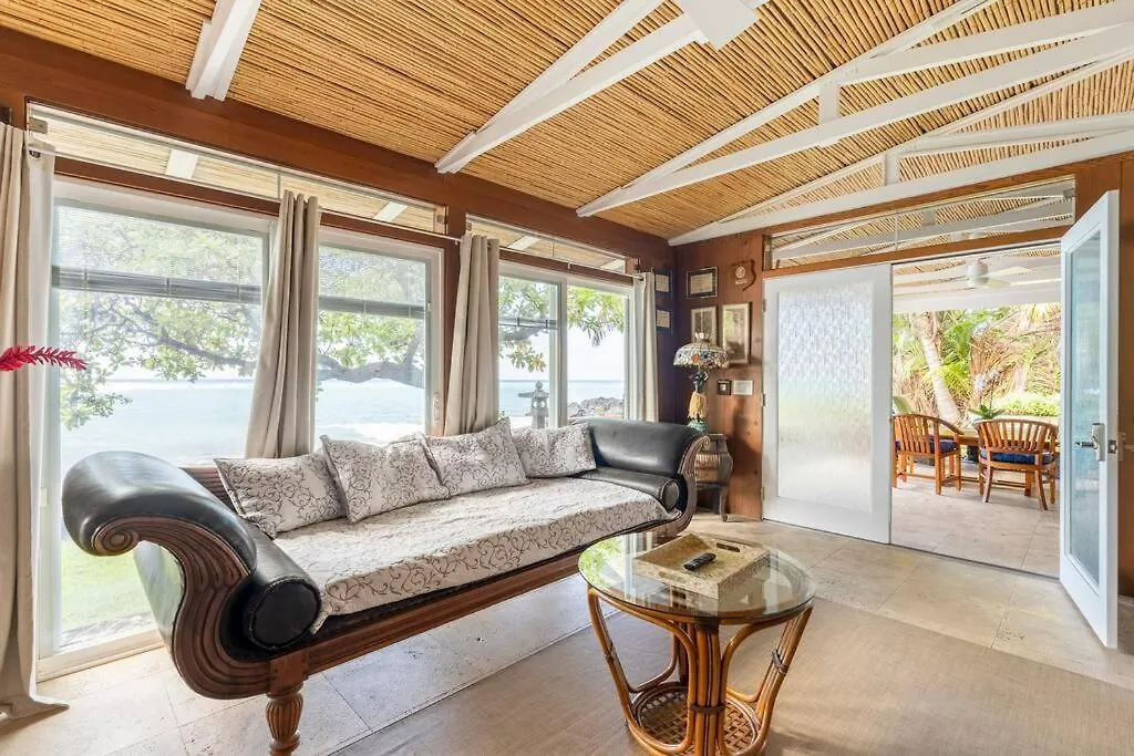 Dom wakacyjny Little Piece Of Heaven- Oceanfront Private Home Kailua-Kona Stany Zjednoczone Ameryki