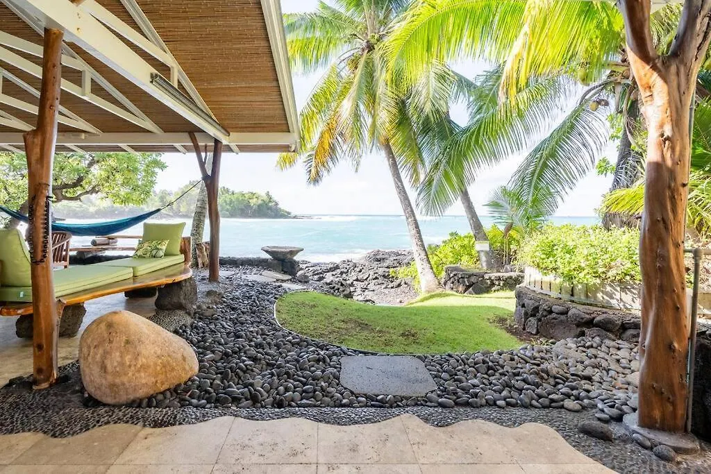 Little Piece Of Heaven- Oceanfront Private Home Kailua-Kona