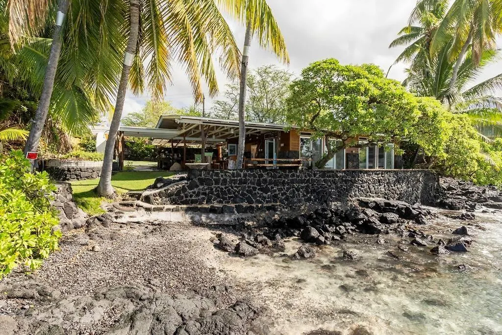 Dom wakacyjny Little Piece Of Heaven- Oceanfront Private Home Kailua-Kona