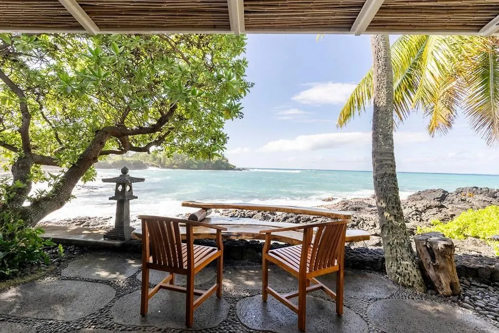 Little Piece Of Heaven- Oceanfront Private Home Kailua-Kona Dom wakacyjny